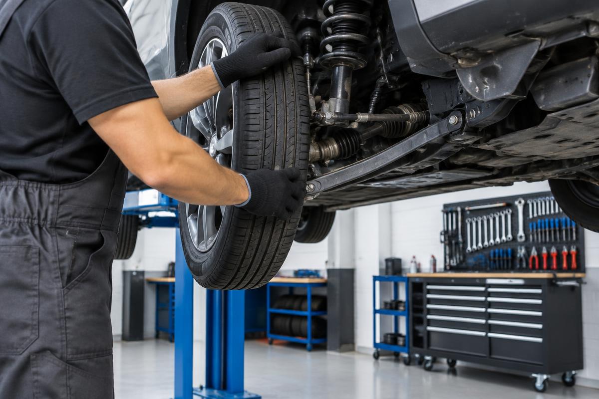 Oficina automotiva — imagem complementar representativa