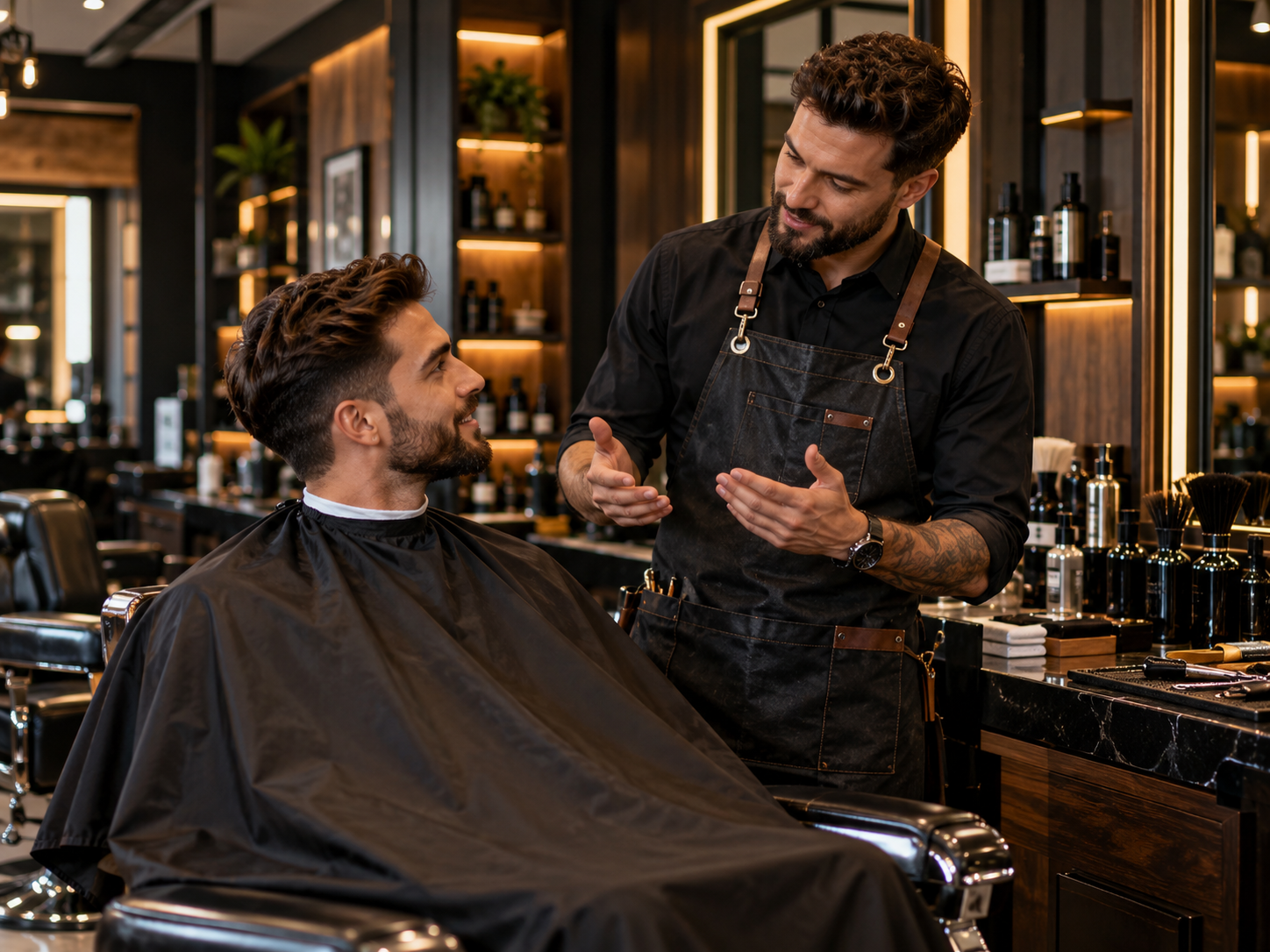 Modelo de site profissional para barbearia