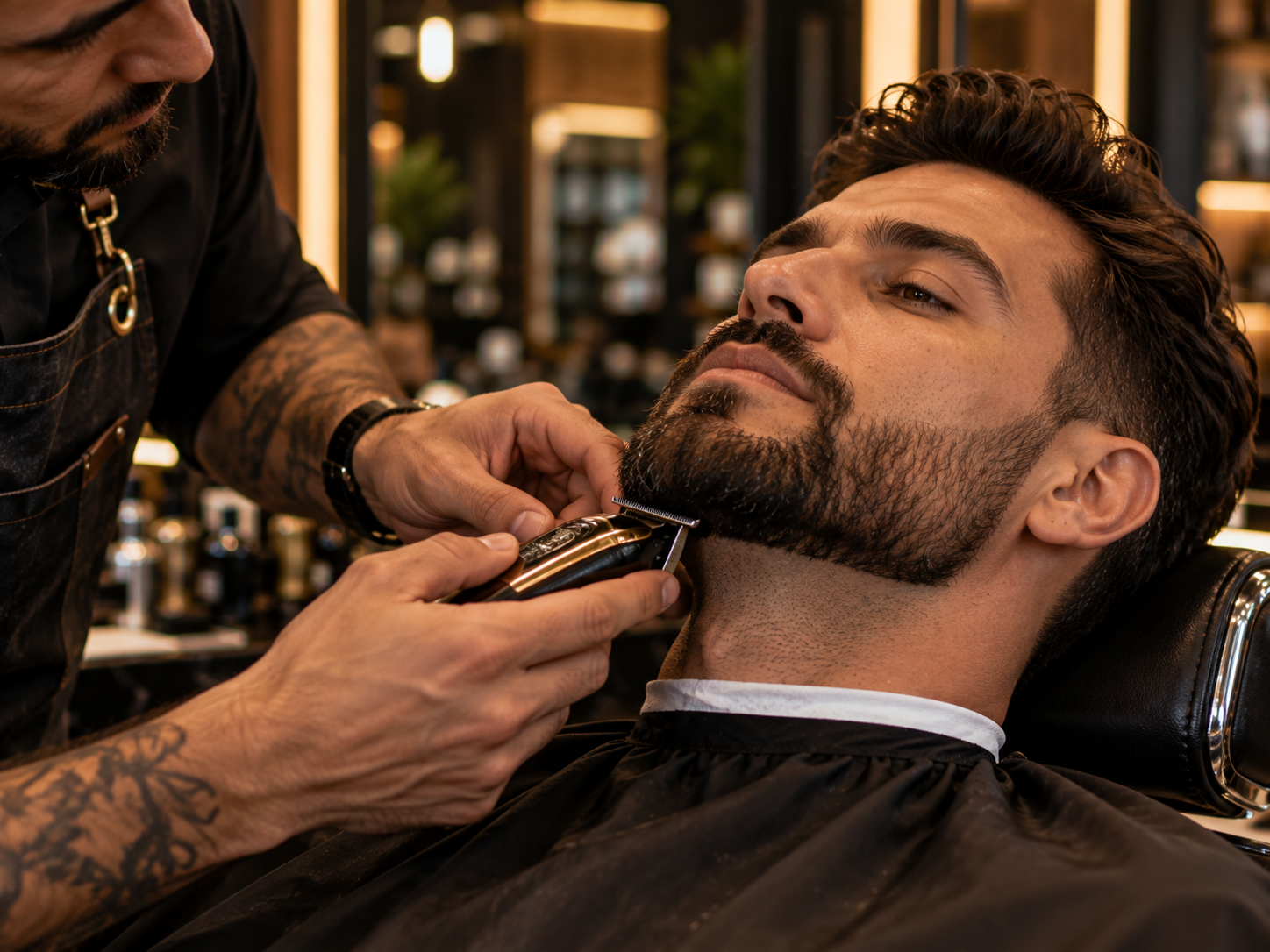 Detalhe do acabamento do corte